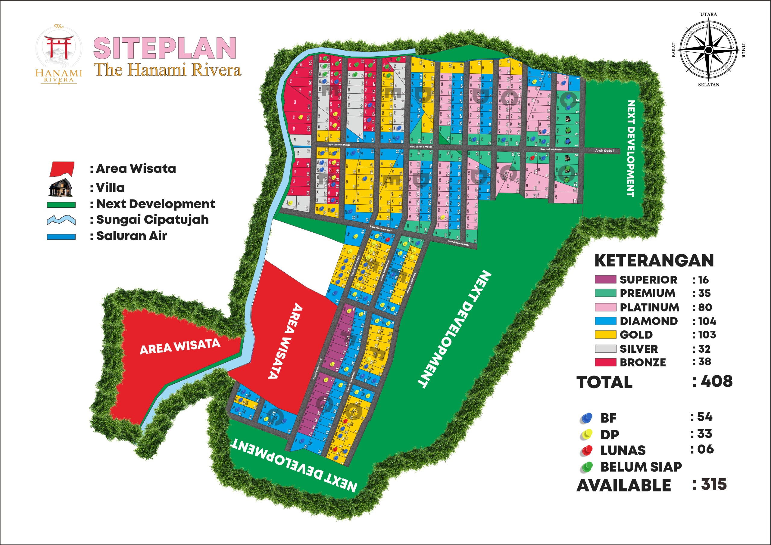 Siteplan The Hanami Rivera